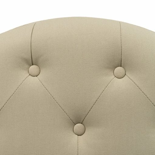 Banqueta Bege Madeira da borracha 70 x 36 x 48 cm - Image 4