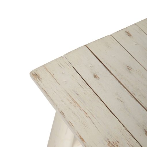 Banqueta Branco Teca 120 x 30 x 45 cm - Image 3