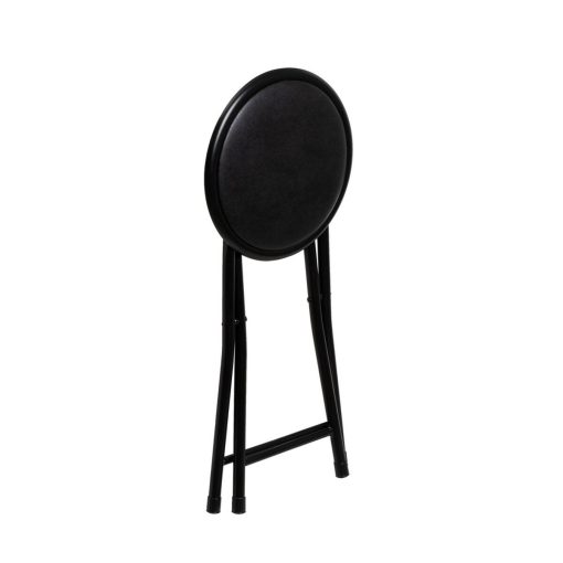 Banqueta Preto Poliuretano PVC Ferro 30 x 30 x 45 cm - Image 6