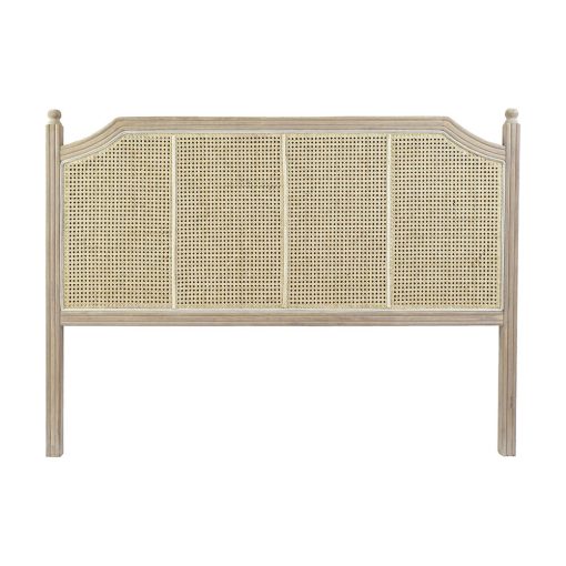 Cabeceira de Cama   Natural Madeira da borracha 160 x 6 x 120 cm