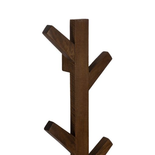 Cabide de Pé Castanho Madeira de mangueira 23 x 7 x 123 cm - Image 3