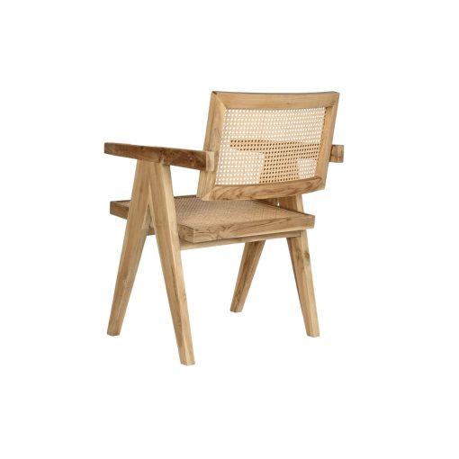Cadeira de Sala de Jantar Natural Teca Rotim (58 x 56 x 82 cm) - Image 2