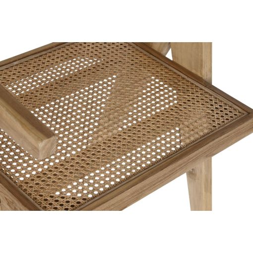 Cadeira de Sala de Jantar Natural Teca Rotim (58 x 56 x 82 cm) - Image 5