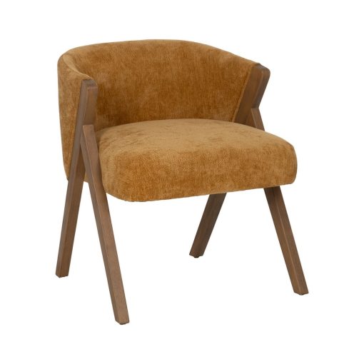Cadeira de Sala de Jantar Poliéster Madeira Foam 58 x 59