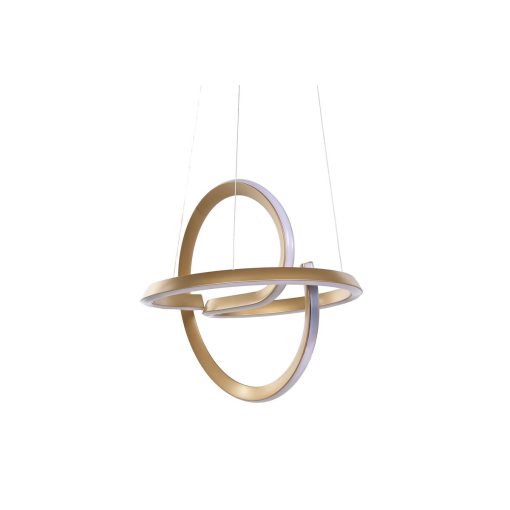 Candeeiro de teto Branco Dourado Silicone Alumínio 55 W 40 x 40 x 42 cm - Image 2