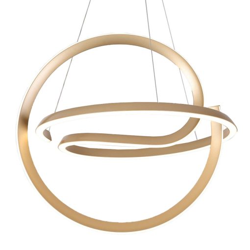 Candeeiro de teto Branco Dourado Silicone Alumínio 55 W 40 x 40 x 42 cm - Image 5