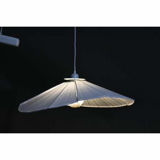 Candeeiro de teto Metal Linho Branco 50 W (68 x 68 x 21 cm) - Image 2