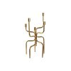 Candelabro Dourado Metal 25 x 25 x 51 cm