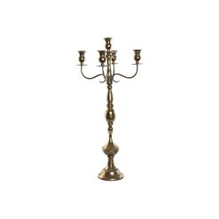 Candelabro Dourado Metal 38