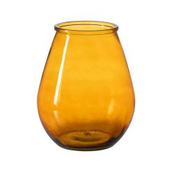 Castiçais Laranja Vidro reciclado 29 x 29 x 35