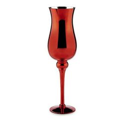 Castiçais Vermelho Cristal 13