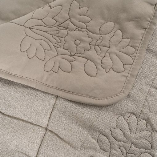 Colcha Taupe 180 x 1 x 260 cm - Image 2