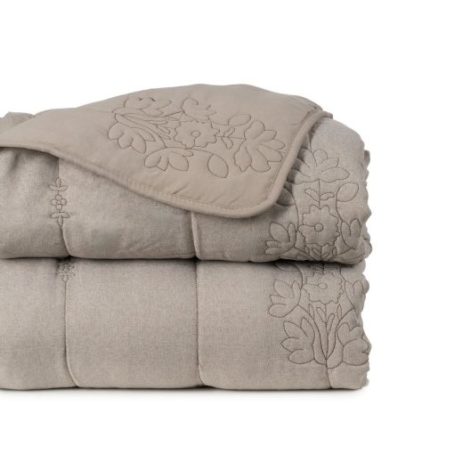 Colcha Taupe 180 x 1 x 260 cm