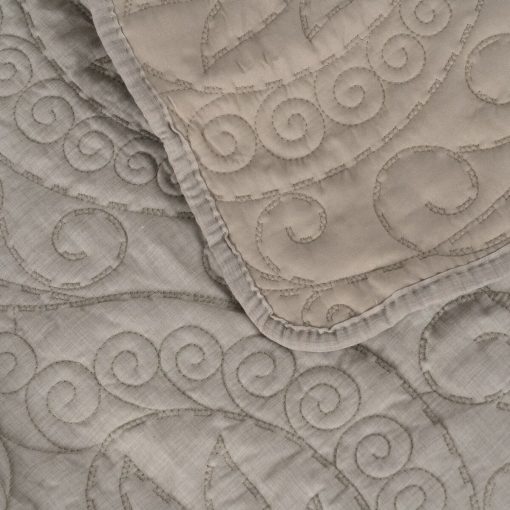 Colcha Taupe 240 x 1 x 260 cm - Image 2