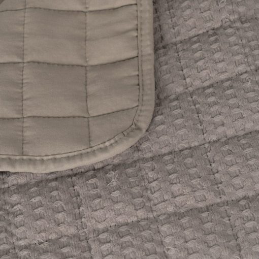 Colcha Taupe 240 x 1 x 260 cm - Image 2