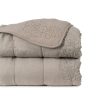 Colcha Taupe 240 x 1 x 260 cm