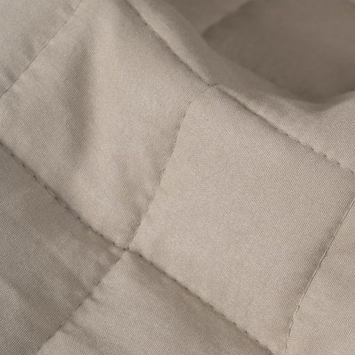Colcha Taupe 240 x 1 x 260 cm - Image 4