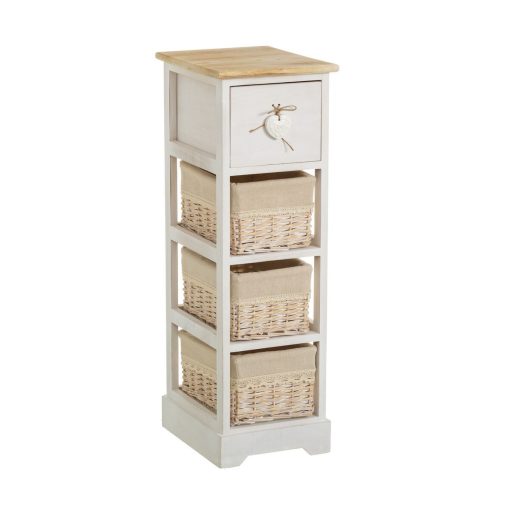 Cómoda SWEET HEART Creme Natural 26 x 32 x 81 cm