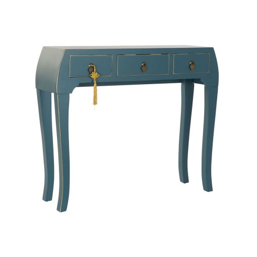 Consola Abeto Azul Madeira MDF 96 x 26 x 80 cm