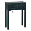 Consola Azul Madeira de abeto Madeira MDF 63 x 26 x 85 cm