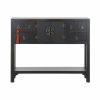Consola Madeira Abeto Madeira MDF Azul Multicolor 95 x 24 x 79 cm