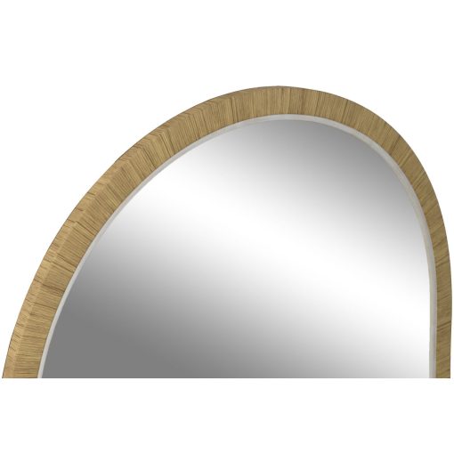 Espelho de parede Castanho Bege Natural Marfim Scandi 55 X 2 X 75 cm (4 Unidades) - Image 3