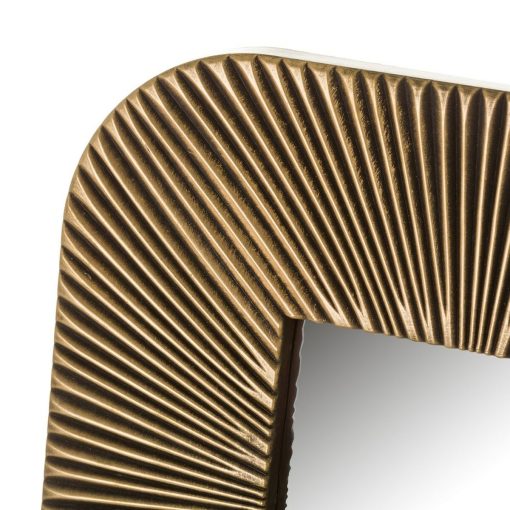 Espelho de parede Dourado 25 x 2 x 25 cm (3 Unidades) - Image 2