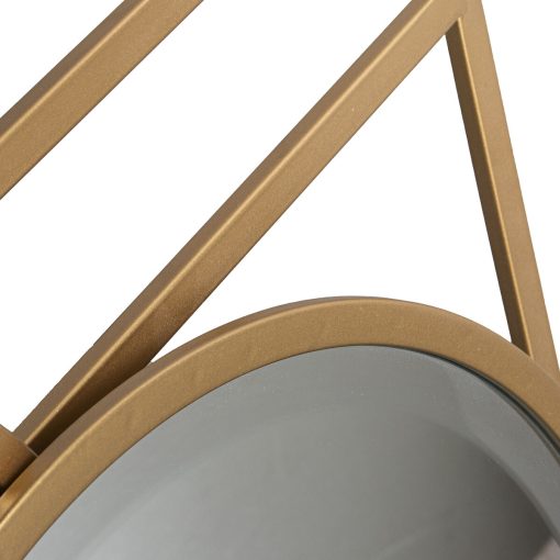 Espelho de parede Dourado Metal Geométrico 80 x 3 x 65 cm - Image 3