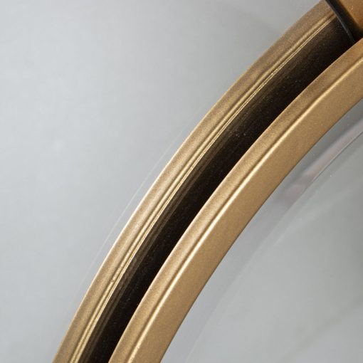 Espelho de parede Dourado Metal Geométrico 80 x 3 x 65 cm - Image 4