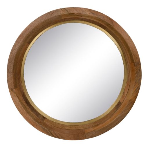 Espelho de parede Dourado Natural 90 x 7