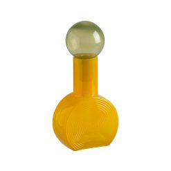 Figura Decorativa Amarelo Verde Garrafa 15