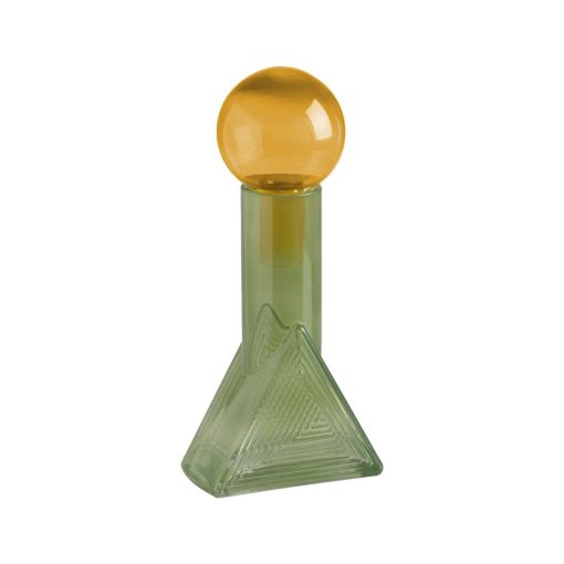 Figura Decorativa Amarelo Verde Garrafa 16