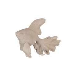 Figura Decorativa Bege Peixe 23 x 14