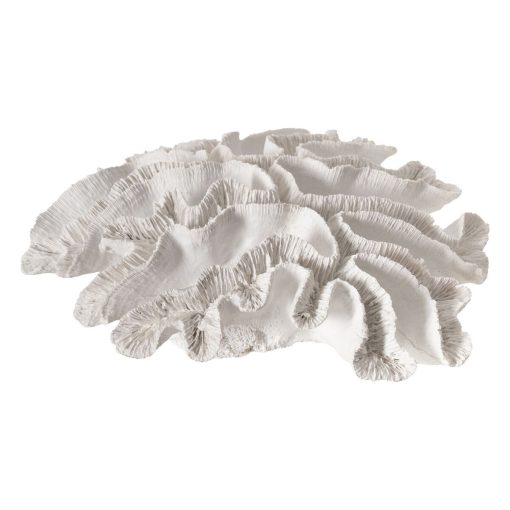 Figura Decorativa Branco Coral