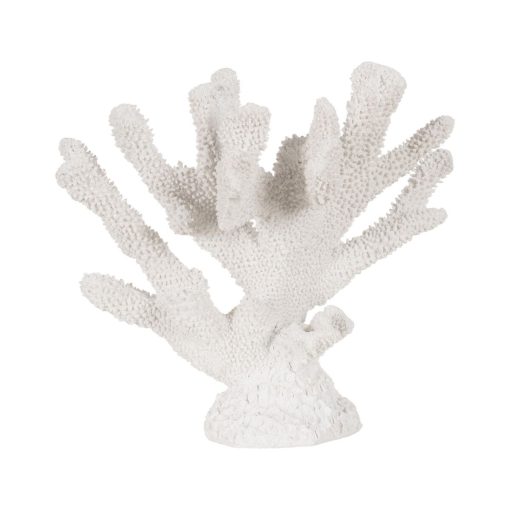Figura Decorativa Branco Coral