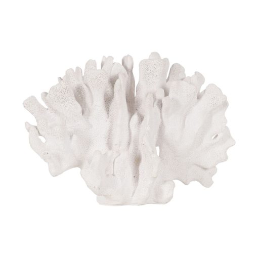 Figura Decorativa Branco Coral