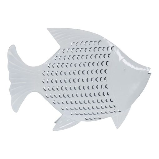 Figura Decorativa Branco Peixe