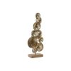 Figura Decorativa Dourado Círculos 20 x 7