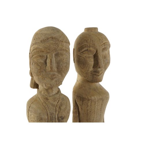 Figura Decorativa Natural 7,5 x 7,5 x 50 cm Estátua (2 Peças) - Image 5