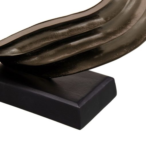 Figura Decorativa Preto Prateado Alumínio 36,8 x 15 x 32 cm - Image 6