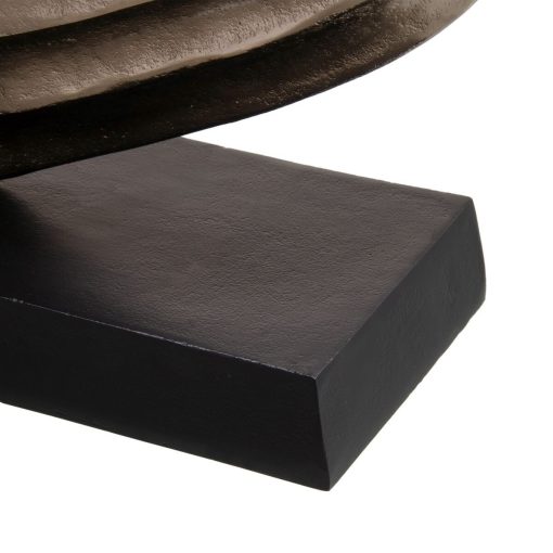 Figura Decorativa Preto Prateado Alumínio 52 x 15 x 46 cm - Image 6