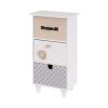 Guarda-Joias LEAVES Branco Cinzento Natural Madeira MDF 17 x 11 x 31 cm