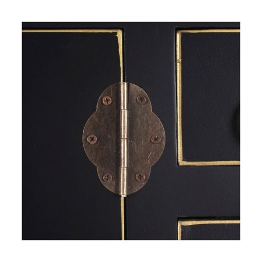 Hall de Entrada ORIENTE Preto Madeira Ferro DMF 95 x 26 x 90 cm - Image 3