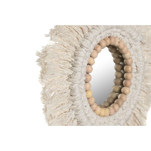 Jogo de Espelhos Branco Boho 20 x 1 x 20 cm (3 Peças) - Image 2