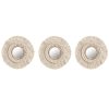 Jogo de Espelhos Branco Boho 20 x 1 x 20 cm (3 Peças)