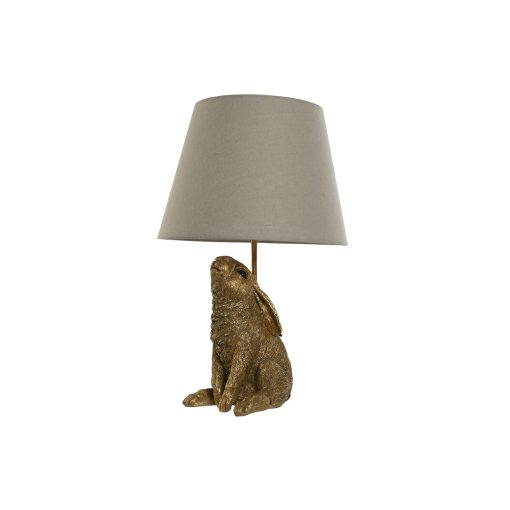 Lâmpada de mesa Bege Dourado Resina 50 W 220 V 30 x 30 x 58 cm - Image 5