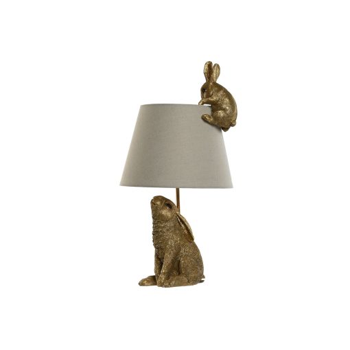 Lâmpada de mesa Bege Dourado Resina 50 W 220 V 30 x 30 x 58 cm