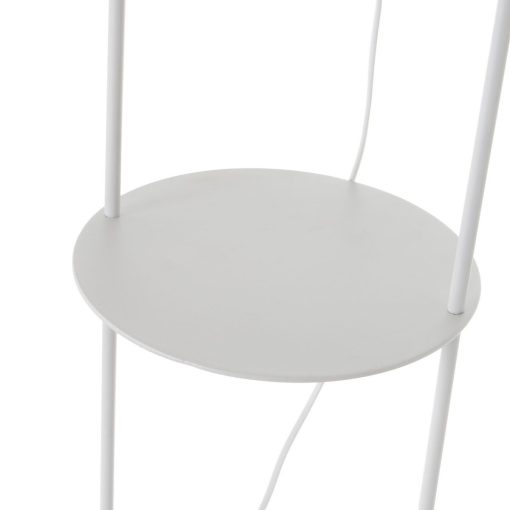 Lâmpada de mesa Branco Metal 60 W 220-240 V 22 x 22 x 150 cm - Image 3