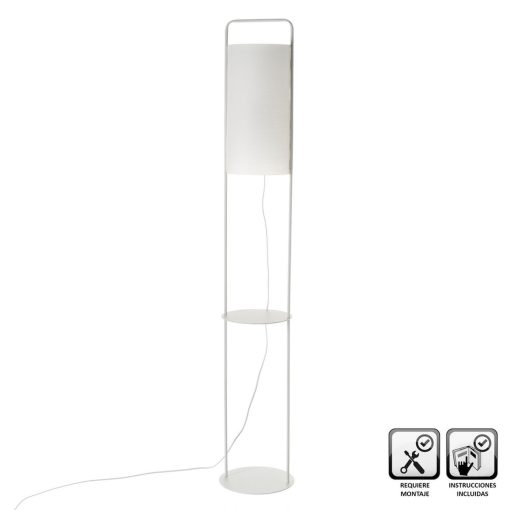 Lâmpada de mesa Branco Metal 60 W 220-240 V 22 x 22 x 150 cm