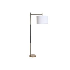 Luminária de chão 76 x 43 x 169 cm Preto Dourado Metal 220 V 50 W